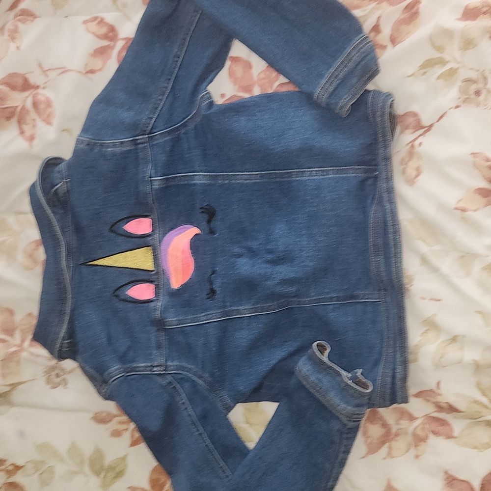 Fabkids Unicorn Demin Jacket (M 8)